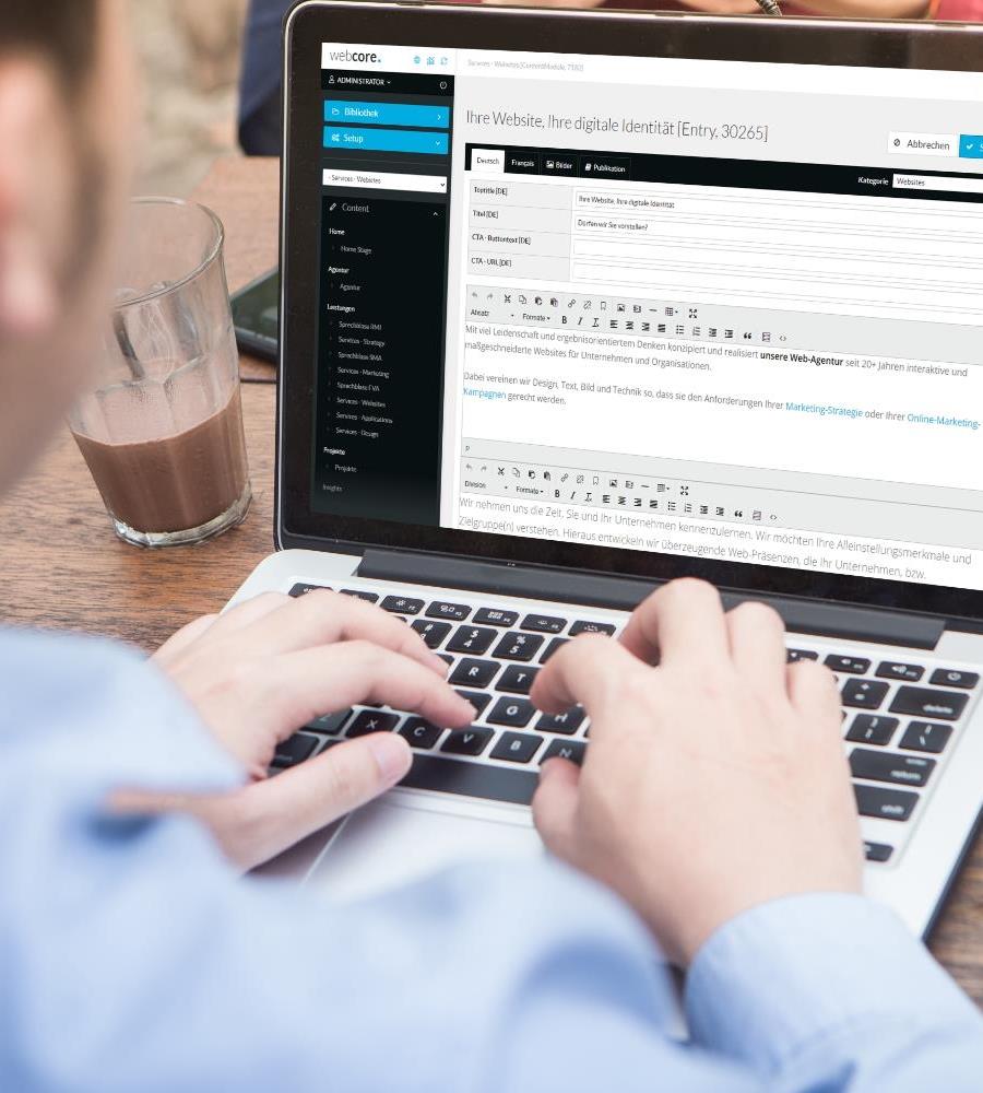 Website update - creation